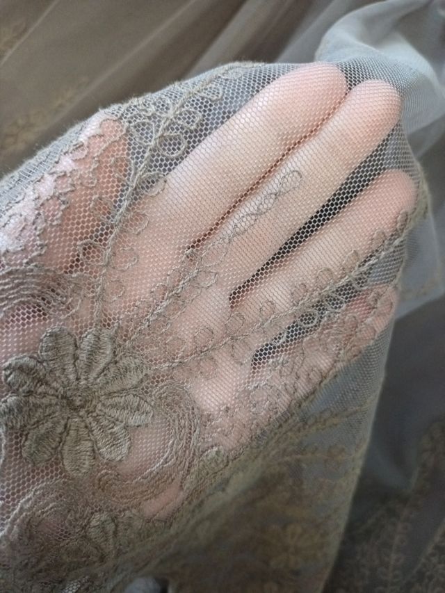 🍁Mini falda tul bordado 💥 Promod * talla XXL