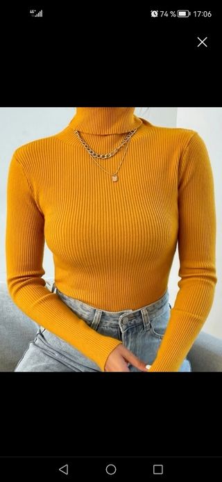 Jersey Cuello alto mujer