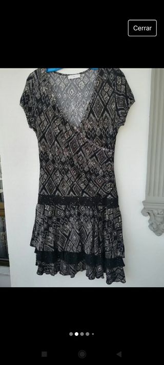 Vestido mujer elástico estampado Cache Caché 40