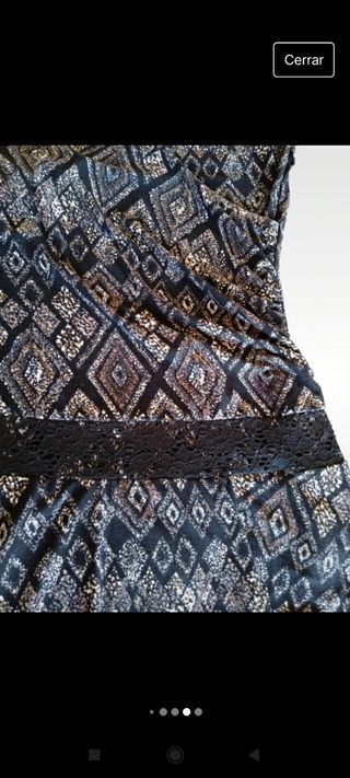 Vestido mujer elástico estampado Cache Caché 40