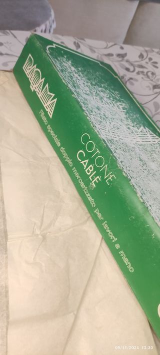 Lotto 10 Cotone cable verde