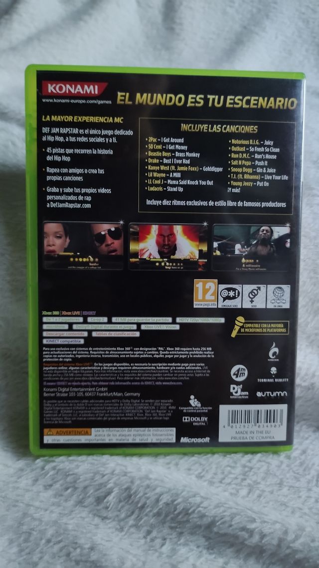 Def Jam Rapstar + Micro, Xbox 360