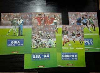 Libro y cuaderno Mundial USA 1994 futbol