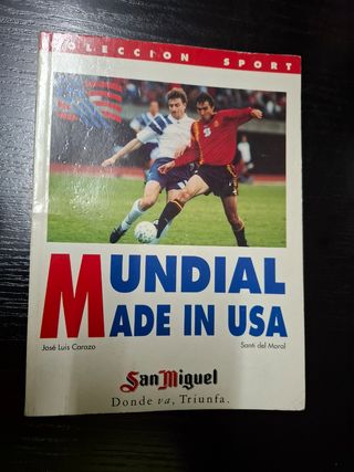 Libro y cuaderno Mundial USA 1994 futbol