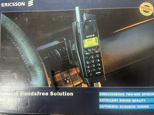 Kit mãos livres vintage Ericsson