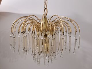 Lámpara araña de techo de cristales de Swarovski