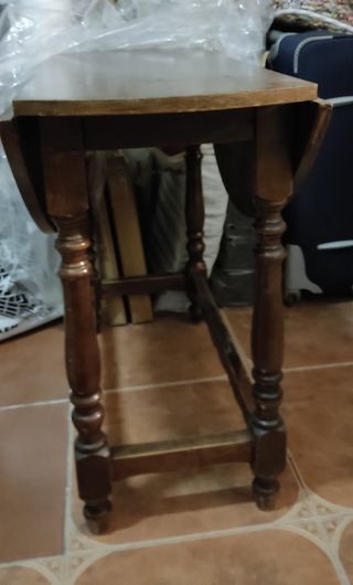 Mesa redonda plegable