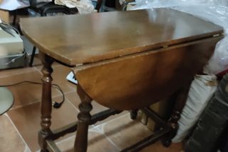 Mesa redonda plegable