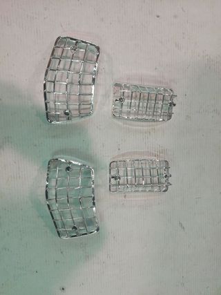 Kit rejillas intermitentes cromado Vespa 200