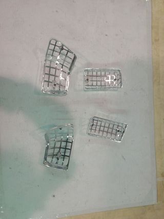 Kit rejillas intermitentes cromado Vespa 200