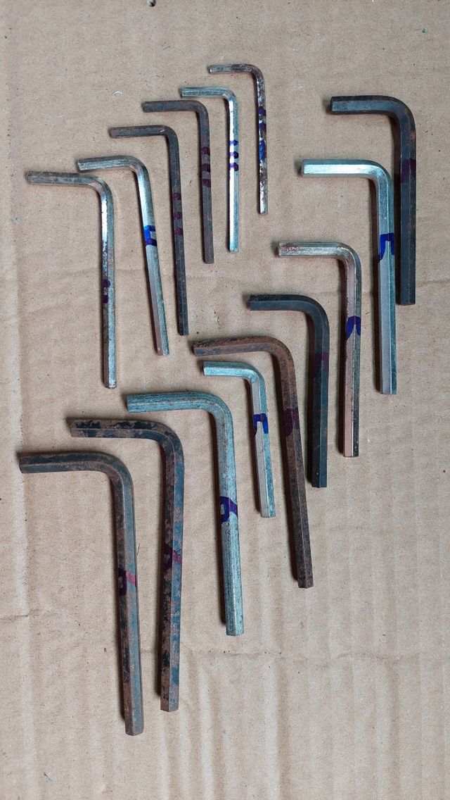 Llaves Allen 2.5mm 3mm 4mm 5mm 6mm