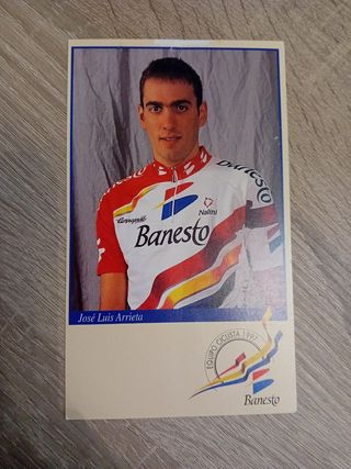 Postales equipo ciclista banesto 1997