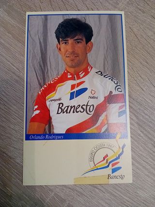 Postales equipo ciclista banesto 1997