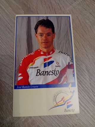 Postales equipo ciclista banesto 1997
