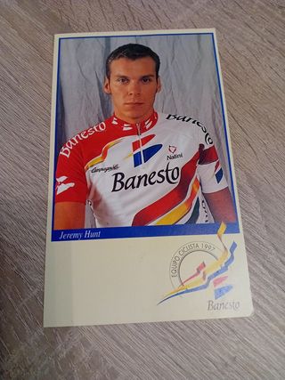 Postales equipo ciclista banesto 1997