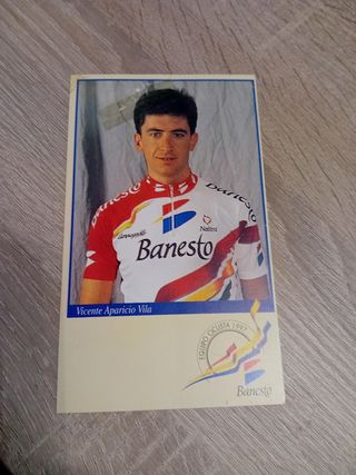 Postales equipo ciclista banesto 1997