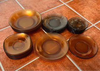 Vajilla duralex antigua piezas sueltas 95€ lote