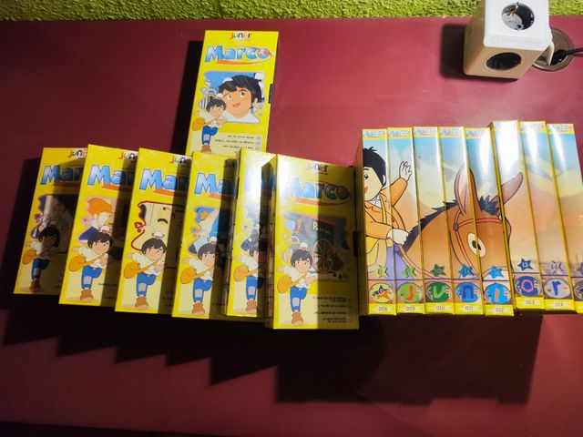 COLEÇÃO MARCO EM VHS COMPLETA PARA ESTREAR.