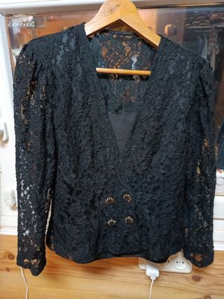 Blusa de encaje