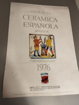 Antiguo calendario 1976