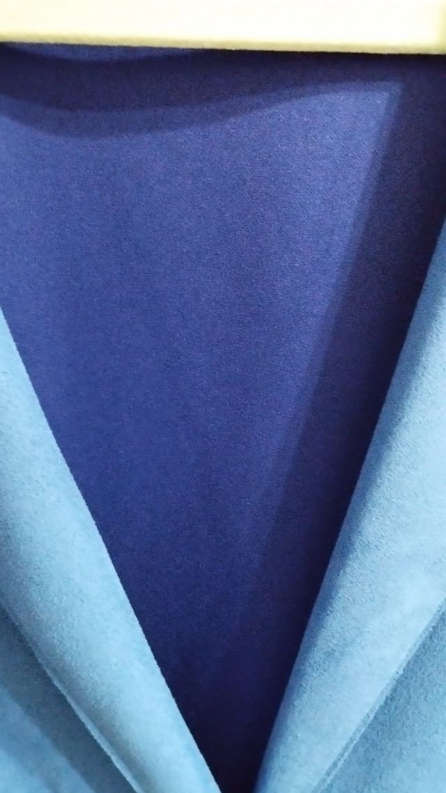 Blazers azul de antelina