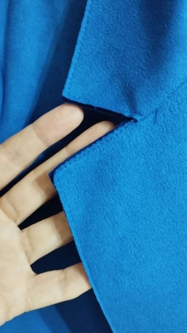 Blazers azul de antelina