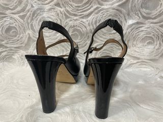 Zapatos negros piel plataforma 