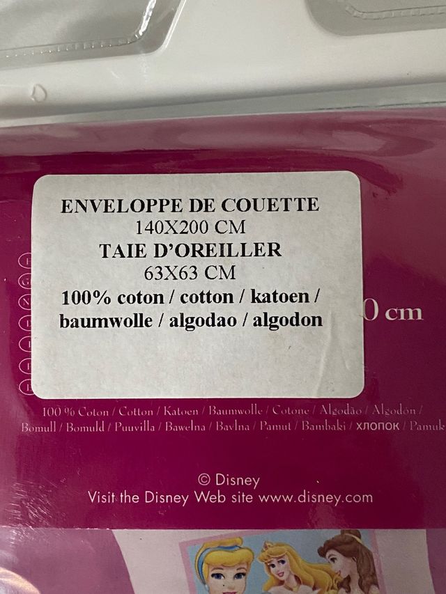 Funda nordica princesas Disney