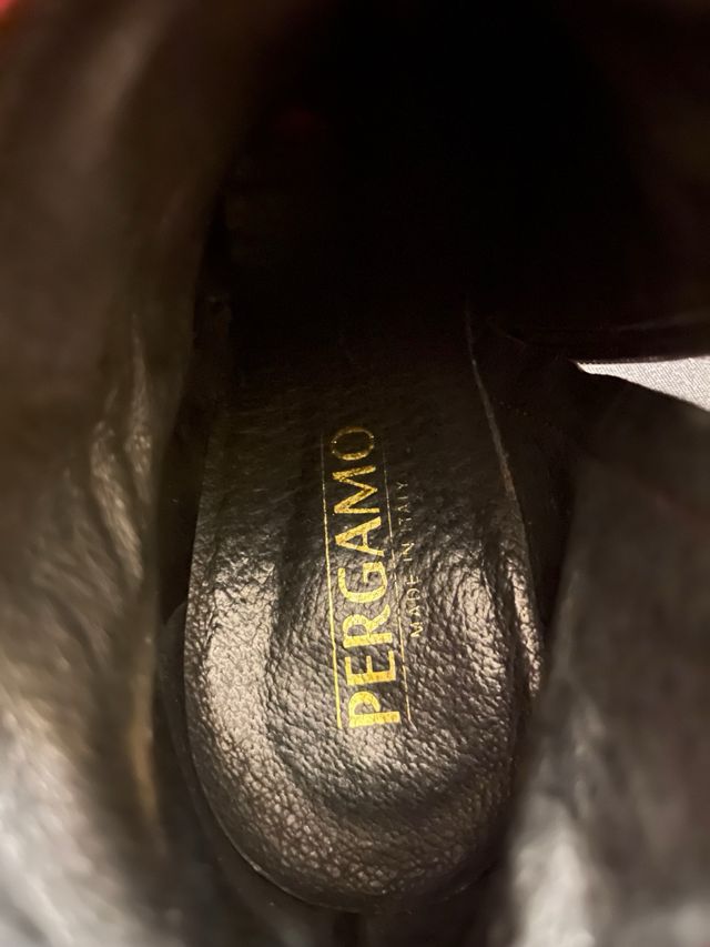 Stivaletti Pergamo borgogna