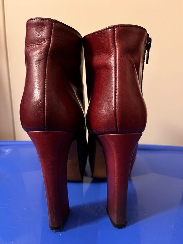 Stivaletti Pergamo borgogna