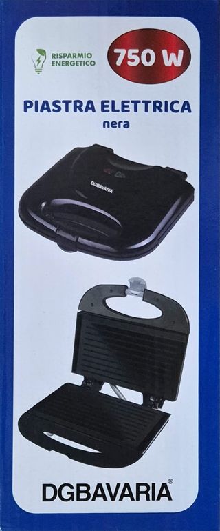 Piastra panini DG BAVARIA 750 W