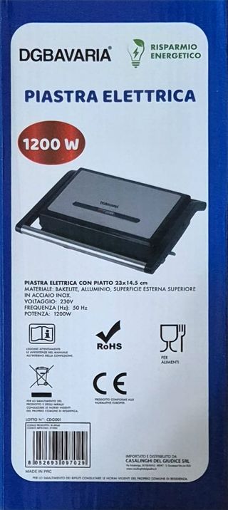 Piastra per panini 1200 W