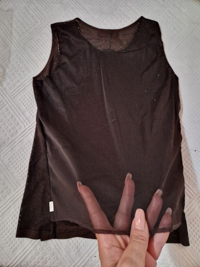 Top con perline Tg L/XL