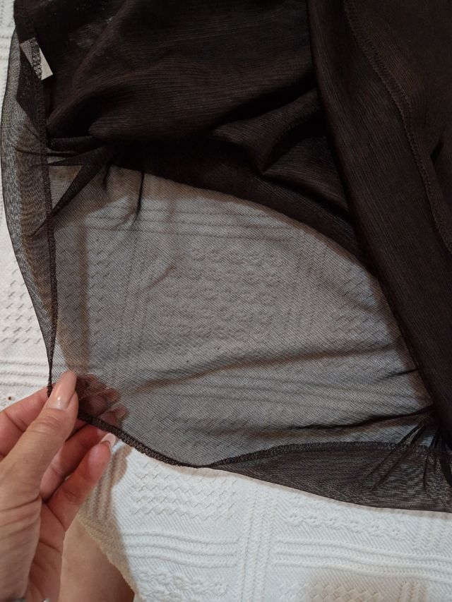 Top con perline Tg L/XL