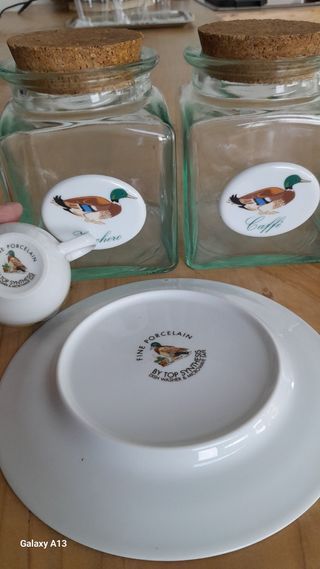 Barattoli  vetro con paperelle