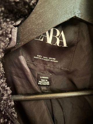 Abrigo largo de Zara