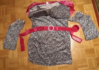 Disfraz mujer cebra para carnavales