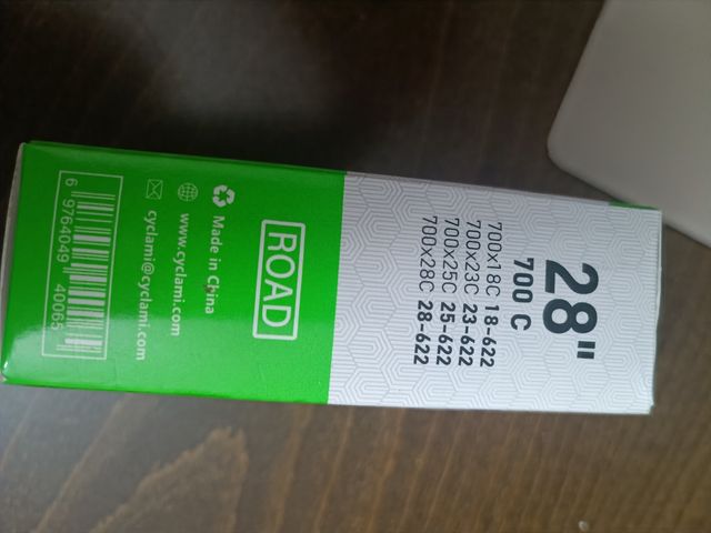 Cámara para bicicleta