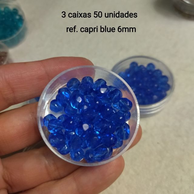 Contas de vidro facetadas ( checas)