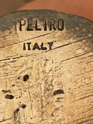 Fermacarte in peltro