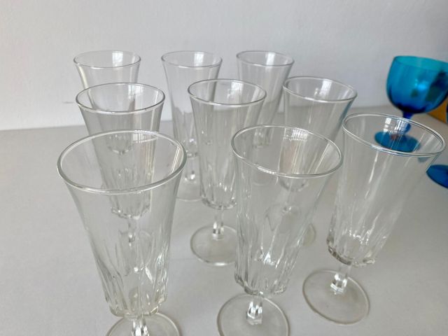 Juego 9 copas de vino