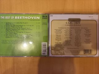 CDs música clásica: Beethoven, Orff, Albinoni