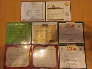 CDs música clásica: Beethoven, Orff, Albinoni