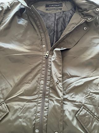 Gabardina acolchada Zara Man