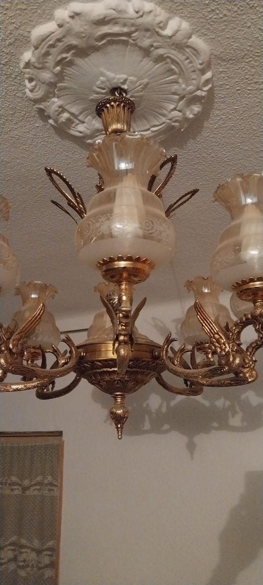 Lámpara de techo de 8 brazos