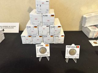 LEER DESCRIPCION Pegatinas cartones de monedas