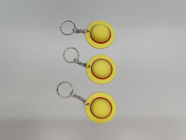 Porta-chaves Chapéu Luffy (One Piece)