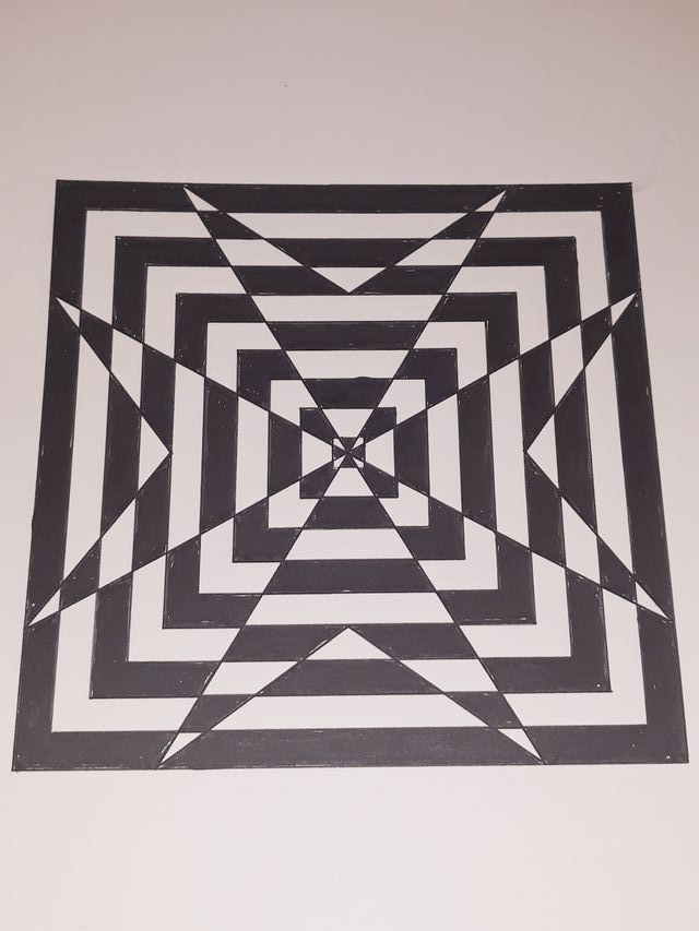 Op-Art, Lamina contemporânea original (A4)