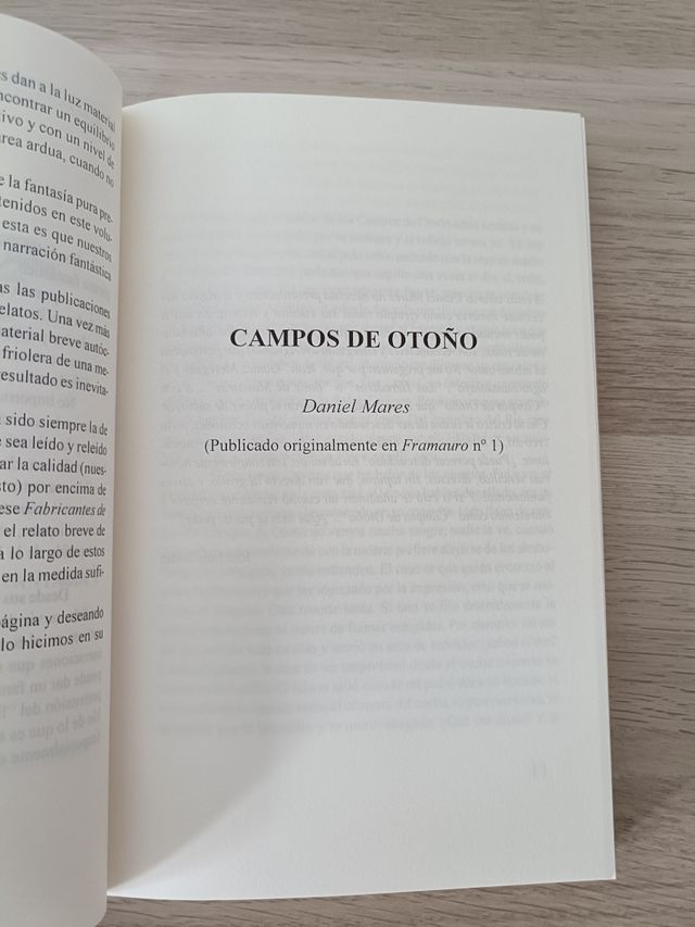 FABRICANTES DE SUEÑOS 2001 Fantasía y C. Ficción