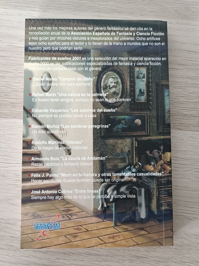 FABRICANTES DE SUEÑOS 2001 Fantasía y C. Ficción